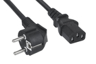Cabeus PC-186-VDE-1.0-3M Кабель питания компьютера (Schuko+C13) (3x1.0), 3 м Cabeus PC-186-VDE-1.0-3M Кабель питания компьютера (Schuko+C13) (3x1.0), 3 м