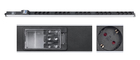 Cabeus PDU-16-20S-B-T Блок розеток для 19" шкафов, вертикальный, 20 розеток Schuko, 16А, автомат защиты, алюминиевый корпус, клеммная колодка Cabeus PDU-16-20S-B-T Блок розеток для 19" шкафов, вертикальный, 20 розеток Schuko, 16А, автомат защиты, алюминиевый корпус, клеммная колодка