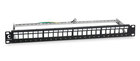 Cabeus PLB-24-SH Модульная патч-панель 19", 24 порта, 1U, для экранированных модулей, с задним кабельным организатором (без модулей) Cabeus PLB-24-SH Модульная патч-панель 19", 24 порта, 1U, для экранированных модулей, с задним кабельным организатором (без модулей)