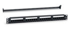Cabeus PL-24-Cat.5e-Dual IDC Патч-панель 19" (1U), 24 порта RJ-45, категория 5e, Dual IDC, с задним кабельным организатором Cabeus PL-24-Cat.5e-Dual IDC Патч-панель 19" (1U), 24 порта RJ-45, категория 5e, Dual IDC, с задним кабельным организатором
