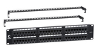 Cabeus PL-48-Cat.6-Dual IDC Патч-панель 19" (2U), 48 портов RJ-45, категория 6, Dual IDC, с задним кабельным организатором Cabeus PL-48-Cat.6-Dual IDC Патч-панель 19" (2U), 48 портов RJ-45, категория 6, Dual IDC, с задним кабельным организатором