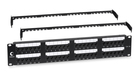 Cabeus PL2-48-Cat.5e-Dual IDC Патч-панель 19" (2U), 48 портов RJ-45, категория 5e, Dual IDC, с задним кабельным организатором Cabeus PL2-48-Cat.5e-Dual IDC Патч-панель 19" (2U), 48 портов RJ-45, категория 5e, Dual IDC, с задним кабельным организатором