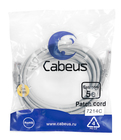 Cabeus PC-UTP-RJ45-Cat.5e-3m Патч-корд U/UTP, категория 5е, 2xRJ45/8p8c, неэкранированный, серый, PVC, 3м Cabeus PC-UTP-RJ45-Cat.5e-3m Патч-корд U/UTP, категория 5е, 2xRJ45/8p8c, неэкранированный, серый, PVC, 3м