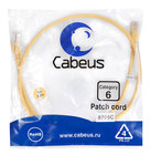 Cabeus PC-UTP-RJ45-Cat.6-1m-YL Патч-корд U/UTP, категория 6, 2xRJ45/8p8c, неэкранированный, желтый, PVC, 1м Cabeus PC-UTP-RJ45-Cat.6-1m-YL Патч-корд U/UTP, категория 6, 2xRJ45/8p8c, неэкранированный, желтый, PVC, 1м