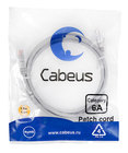 Cabeus PC-UTP-RJ45-Cat.6a-1.5m-LSZH Патч-корд U/UTP, категория 6а (10G), 2xRJ45/8p8c, неэкранированный, серый, LSZH, 1.5м Cabeus PC-UTP-RJ45-Cat.6a-1.5m-LSZH Патч-корд U/UTP, категория 6а (10G), 2xRJ45/8p8c, неэкранированный, серый, LSZH, 1.5м
