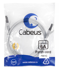 Cabeus PC-SSTP-RJ45-Cat.6a-1m-LSZH Патч-корд S/FTP, категория 6а (10G), 2xRJ45/8p8c, экранированный, серый, LSZH, 1м Cabeus PC-SSTP-RJ45-Cat.6a-1m-LSZH Патч-корд S/FTP, категория 6а (10G), 2xRJ45/8p8c, экранированный, серый, LSZH, 1м