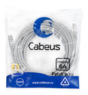 Cabeus PC-SSTP-RJ45-Cat.6a-10m-LSZH Патч-корд S/FTP, категория 6а (10G), 2xRJ45/8p8c, экранированный, серый, LSZH, 10м Cabeus PC-SSTP-RJ45-Cat.6a-10m-LSZH Патч-корд S/FTP, категория 6а (10G), 2xRJ45/8p8c, экранированный, серый, LSZH, 10м