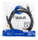 Cabeus PC-UTP-RJ45-Cat.6-3m-BK Патч-корд U/UTP, категория 6, 2xRJ45/8p8c, неэкранированный, черный, PVC, 3м Cabeus PC-UTP-RJ45-Cat.6-3m-BK Патч-корд U/UTP, категория 6, 2xRJ45/8p8c, неэкранированный, черный, PVC, 3м