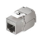Cabeus KJ-RJ45-Cat.6A-SH-180-Toolless Вставка Keystone Jack RJ-45(8P8C), 180 градусов, категория 6A, полный экран, без инструмента Toolless, белая Cabeus KJ-RJ45-Cat.6A-SH-180-Toolless Вставка Keystone Jack RJ-45(8P8C), 180 градусов, категория 6A, полный экран, без инструмента Toolless, белая