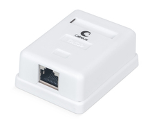 Cabeus WS-8P8C-Cat.5e-SH-1 Розетка компьютерная RJ-45(8P8C), категория 5e, экранированная, одинарная, внешняя, Dual IDC