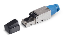 Cabeus 8P8C-SH-C8-TWP Коннектор RJ-45(8P8C) под витую пару, категория 8, экранированный, для проводников с толщиной по изоляции до 1.5 мм, со вставкой