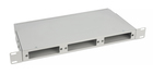 Cabeus FO-CS-19-3FP-GY Кросс бокс оптический 19" 1U на 3 адаптерные панели, цвет серый Cabeus FO-CS-19-3FP-GY Кросс бокс оптический 19" 1U на 3 адаптерные панели, цвет серый