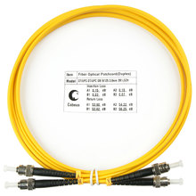 Cabeus FOP(d)-9-ST-ST-2m Шнур оптический duplex ST-ST 9/125 sm 2м LSZH