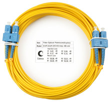 Cabeus FOP(d)-9-SC-SC-15m Шнур оптический duplex SC-SC 9/125 sm 15м LSZH