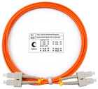 Cabeus FOP-62-SC-SC-2m Шнур оптический duplex SC-SC 62,5/125 mm 2м LSZH Cabeus FOP-62-SC-SC-2m Шнур оптический duplex SC-SC 62,5/125 mm 2м LSZH