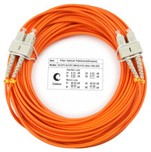 Cabeus FOP-62-SC-SC-25m Шнур оптический duplex SC-SC 62,5/125 mm 25м LSZH