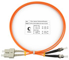 Cabeus FOP-62-SC-ST-1m Шнур оптический duplex SC-ST 62,5/125 mm 1м LSZH Cabeus FOP-62-SC-ST-1m Шнур оптический duplex SC-ST 62,5/125 mm 1м LSZH