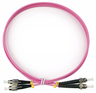 Cabeus FOP-50-OM4-FC-ST-1m Шнур оптический duplex FC-ST 50/125 mm OM4 1м LSZH Cabeus FOP-50-OM4-FC-ST-1m Шнур оптический duplex FC-ST 50/125 mm OM4 1м LSZH