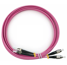 Cabeus FOP-50-OM4-FC-ST-3m Шнур оптический duplex FC-ST 50/125 mm OM4 3м LSZH Cabeus FOP-50-OM4-FC-ST-3m Шнур оптический duplex FC-ST 50/125 mm OM4 3м LSZH