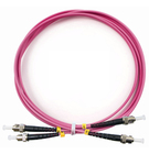 Cabeus FOP-50-OM4-ST-ST-1m Шнур оптический duplex ST-ST 50/125 mm OM4 1м LSZH Cabeus FOP-50-OM4-ST-ST-1m Шнур оптический duplex ST-ST 50/125 mm OM4 1м LSZH