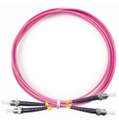Cabeus FOP-50-OM4-ST-ST-2m Шнур оптический duplex ST-ST 50/125 mm OM4 2м LSZH Cabeus FOP-50-OM4-ST-ST-2m Шнур оптический duplex ST-ST 50/125 mm OM4 2м LSZH