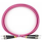 Cabeus FOP-50-OM4-ST-ST-3m Шнур оптический duplex ST-ST 50/125 mm OM4 3м LSZH Cabeus FOP-50-OM4-ST-ST-3m Шнур оптический duplex ST-ST 50/125 mm OM4 3м LSZH