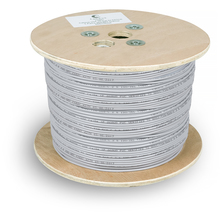 Cabeus UTP-1P-Cat.5e-PATCH Кабель витая пара (UTP), категория 5e, 1 пара (26 AWG), многожильный (patсh), серый (500 м)