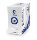 Cabeus UTP-1P-Cat.5e-SOLID Кабель витая пара (UTP), категория 5e, 1 пара (24 AWG), одножильный (solid), серый (500 м) Cabeus UTP-1P-Cat.5e-SOLID Кабель витая пара (UTP), категория 5e, 1 пара (24 AWG), одножильный (solid), серый (500 м)