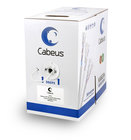 Cabeus UTP-2P-Cat.5e-SOLID-GY-500 Кабель витая пара UTP (U/UTP), категория 5e, 2 пары (24 AWG) , одножильный, PVC нг(А)-LS, серый (500 м) Cabeus UTP-2P-Cat.5e-SOLID-GY-500 Кабель витая пара UTP (U/UTP), категория 5e, 2 пары (24 AWG) , одножильный, PVC нг(А)-LS, серый (500 м)