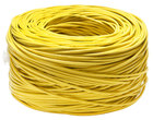 Cabeus UTP-4P-Cat.5e-SOLID-LSZH-YL Кабель витая пара UTP (U/UTP), категория 5e, 4 пары (24 AWG), одножильный, желтый, LSZH, нг(А)-HF Cabeus UTP-4P-Cat.5e-SOLID-LSZH-YL Кабель витая пара UTP (U/UTP), категория 5e, 4 пары (24 AWG), одножильный, желтый, LSZH, нг(А)-HF