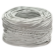 Cabeus UTP-2P-Cat.5e-SOLID-LSZH-GY-LIGHT Кабель витая пара UTP (U/UTP), категория 5e, 2 пары 0,48 мм (24 AWG), одножильный, LSZH нг(А)-HF, серый