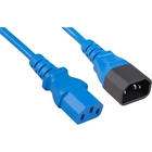 Cabeus PC-189-VDE-1.8M-BL Кабель питания монитор-компьютер IEC 320 C13 - IEC 320 C14 (3x0.75), синий, 1.8 м Cabeus PC-189-VDE-1.8M-BL Кабель питания монитор-компьютер IEC 320 C13 - IEC 320 C14 (3x0.75), синий, 1.8 м