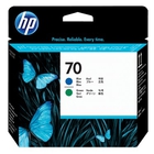 Печатающая головка HP C9408A №70 Blue и Green (ориг.) Печатающая головка HP C9408A №70 Blue и Green (ориг.)