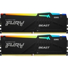 Память DDR5 2x32GB 6000MHz Kingston KF560C36BBEAK2-64 Fury Beast Black RGB RTL Gaming PC5-48000 CL36 DIMM 288-pin 1.35В kit single rank с радиатором Ret Память DDR5 2x32GB 6000MHz Kingston KF560C36BBEAK2-64 Fury Beast Black RGB RTL Gaming PC5-48000 CL36 DIMM 288-pin 1.35В kit single rank с радиатором Ret