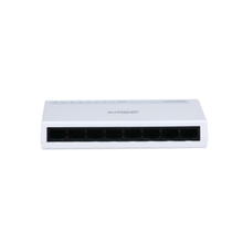 DAHUA DH-PFS3008-8ET-L 8-портовый неуправляемый коммутатор, 8xRJ45 100Mb, коммутация 1.6 Гбит/с, MAC-таблица 2K, пластик