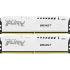 Kingston 32GB 5600MT/s DDR5 CL40 DIMM (Kit of 2) FURY Beast White XMP KF556C40BWK2-32 Kingston 32GB 5600MT/s DDR5 CL40 DIMM (Kit of 2) FURY Beast White XMP KF556C40BWK2-32