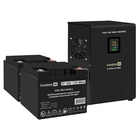 Exegate EX296589RUS Комплект ИБП EX296001RUS + батарея 40Ач EX282976RUS 2шт (инвертор, синус, для котла, настенный) FineSine SX-2000.LCD.AVR.2SH <2000VA/1400W, чистая синусоида, цветной LCD-дисплей, A