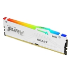 Память DDR5 32GB 6000MHz Kingston KF560C36BWEA-32 Fury Beast White Expo RGB RTL Gaming PC5-48000 CL36 DIMM 288-pin 1.35В dual rank с радиатором Ret