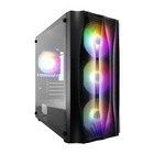 1STPLAYER Корпус FIREBASE X3-M Black / mATX, TG / 4x120mm LED fans inc. / X3-M-BK-4F1 1STPLAYER Корпус FIREBASE X3-M Black / mATX, TG / 4x120mm LED fans inc. / X3-M-BK-4F1