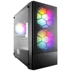 1STPLAYER Корпус FIREBASE X4-M Black / mATX, TG / 1x120mm & 2x140mm LED fans inc. / X4-M-BK-2F1P-1F1 1STPLAYER Корпус FIREBASE X4-M Black / mATX, TG / 1x120mm & 2x140mm LED fans inc. / X4-M-BK-2F1P-1F1