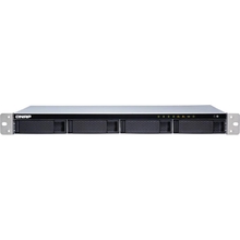QNAP TS-431XeU-8G Сетевое хранилище, 4 отсека для HDD, 10 GbE SFP+, стоечное исполнение, 1 блока питания. ARM Cortex-A15 Annapurna Labs AL-314 1,7 ГГц, 8 ГБ. Направляющие в комплект поставки не 