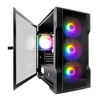 1STPLAYER Корпус TRILOBITE T3-G Black / mATX, TG / 4x 120mm LED fans inc. / T3-G-BK-4F1 1STPLAYER Корпус TRILOBITE T3-G Black / mATX, TG / 4x 120mm LED fans inc. / T3-G-BK-4F1