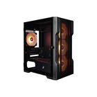 1STPLAYER Корпус TRILOBITE T3 Black / mATX, TG / 4x 120mm LED fans inc. / T3-BK-4F1 1STPLAYER Корпус TRILOBITE T3 Black / mATX, TG / 4x 120mm LED fans inc. / T3-BK-4F1