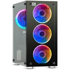 ExegateEX294382RUS Корпус Minitower ExeGate Mistery X2 (mATX, без БП, 2*USB+1*USB3.0, аудио, черный, 4 вент. 12см с RGB подсветкой, боковая панель - закаленное стекло) ExegateEX294382RUS Корпус Minitower ExeGate Mistery X2 (mATX, без БП, 2*USB+1*USB3.0, аудио, черный, 4 вент. 12см с RGB подсветкой, боковая панель - закаленное стекло)