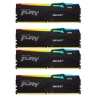 Память DDR5 4x32GB 5600MHz Kingston KF556C40BBAK4-128 Fury Beast Black RGB RTL Gaming PC5-44800 CL40 DIMM 288-pin 1.25В dual rank с радиатором Ret Память DDR5 4x32GB 5600MHz Kingston KF556C40BBAK4-128 Fury Beast Black RGB RTL Gaming PC5-44800 CL40 DIMM 288-pin 1.25В dual rank с радиатором Ret