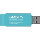 Флэш-накопитель USB3 64GB GREEN UC310E-64G-RGN ADATA Флэш-накопитель USB3 64GB GREEN UC310E-64G-RGN ADATA