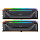 Оперативная память Apacer  DDR5  32GB  6800MHz DIMM NOX RGB Black Gaming Memory (PC5-54400) CL36 1.4V  Kit (2x16GB) (Retail) 2048*8  Heat Sink (Retail) 3 years (AH5U32G68C592NBAA-2)