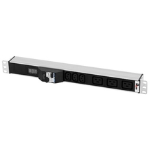 ЦМО Блок розеток Rem-32 с авт., и амп., 3 IEC 60320 C13, 3 IEC 60320 C19, 32А, алюм., 19", колодка (R-32-3C13-3C19-A-Am-440-K)
