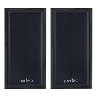 Perfeo колонки "Cabinet" 2.0, мощность 2х3 Вт (RMS), чёрн дерево, USB (PF-84-BK)