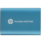 HP Portable SSD 500GB External P500 Series Blue <7PD54AA#ABB> (USB 3.2 Gen2 Type-C, up to 370/200Mbs, 300TBW